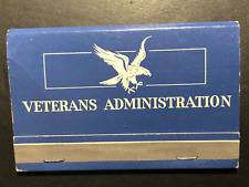 Veterans Administration / Liberty Bell Full Matchbook c1960's-74 VGC picture