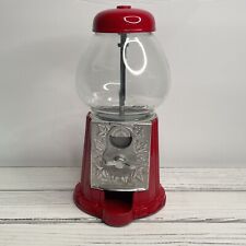 Jolly Good Junior Gumball Machine Antique Style Glass Globe Red Cast Metal  picture