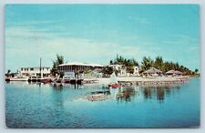 Postcard FL Islamorada Windley Key Pelican Cove Resort & Motel c1960s G23 picture