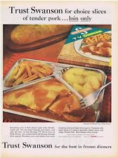 1961 Swanson TV Dinners Pork Loin Print Ad picture