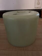 Partylite Unknown Scent Light Green 3 wick Candle 6