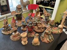 Vintage Lot (13) Tom Clark Resin Gnomes 1983-1995 Chef Happy Sammy Fats More picture