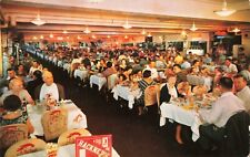 Atlantic City NJ, Hackney's Seafood Restaurant Main Dining Room Vintage Postcard picture