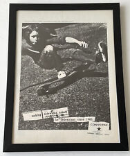 Vintage 1996 Converse Skateboarding Skateboarder Ad Framed Poster 9x12 Original picture