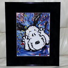 PEANUTS BY TOM EVERHART SNOOPY CHOCOLATE ESPRESSO BEANS FRAMED PRINT SCHULZ picture