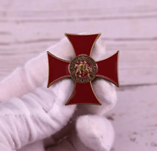Masonic Knights Templar Red Cross Lapel Pin Mason Freemason-  picture