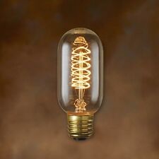 Nostalgic Edison Light Bulb -Spiral T14 - Vintage Style Repo - 40W -  NOS40-T14 picture