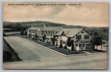 SOMERSET PA PENNSYLVANIA Postcard Roof Garden Motel Penna Turnpike Vintage View picture