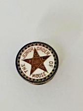 Vintage Junior Order of Moose TGLAS Lapel Pin Screw Back picture