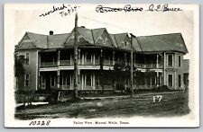 Postcard 1907 B & W Valley View Building Mineral Wells Texas A25 picture