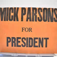 1934 Mark Parsons For Student President Stockton High School Mini Poster picture