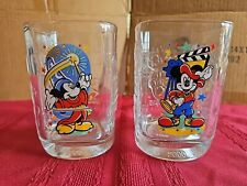 Mickey Mouse Walt Disney World Celebration 2000 McDonald's Glasses 2pk picture
