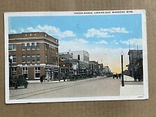 Postcard Moorhead MN Minnesota Center Avenue Drug Store Dentist Vintage PC picture