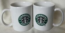 Starbucks 2004 Pair of Coffee Mugs 3 3/4
