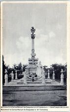 Monument to Carlos de Cespedes in the Cemetery Santiago De Cuba Postcard picture