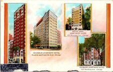 Postcard Four Star Group Homey Apartments Lake Michigan Chicago Illinois IL 5165 picture