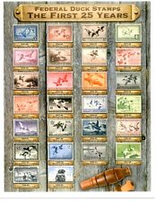 Ducks Unlimited Poster First 25 Years of Federal Duck Stamps Geese DU Waterfowl picture