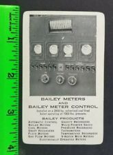 Vintage 1929 Bailey Meter Co. Cleveland Ohio Celluloid Pocket Calendar picture