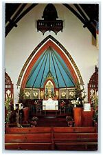 c1960's All Saints Church in Pontiac, Warwick Rhode Island RI Postcard picture