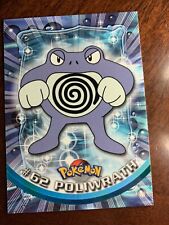 1999 Topps Pokemon TV Animation Blue Logo #62 Poliwrath FREE COMBINED SHIP picture