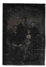 Ca: 1870-80  Tintype Photograph Showing Two Victorian Era Couples picture