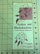 Vintage Travel Brochure Azaleas and Rhododendrons at the National Arboretum picture
