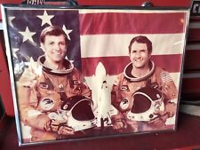 Framed NASA Photo: Astronaut Crew Space Shuttle 14x11 Original Estate Sale  picture