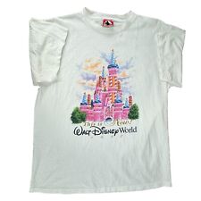Walt Disney World That Was Then This Is Now Castle 1997 XL Tee Shirt Vintage 25 picture
