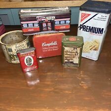 Lot Of 6 Tin Cans picture