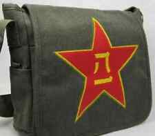Chinese Cultural Revolution Sailcloth Satchel,The Emblem of the China PLA picture