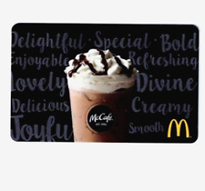 McDonalds Gift Card - 2017 - McCafe - Delightful, Special, Lovely - NO Value picture