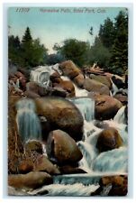 c1910's Horseshoe Falls Big Rocks Waterfalls Estes Park Colorado CO Postcard picture
