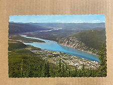 Postcard Dawson City, Yukon Aerial View Klondike Gold Rush Vintage Canada PC picture