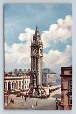Albert Memorial Clock Tower Belfast Northern Ireland Tuck's Oilette Postcard picture