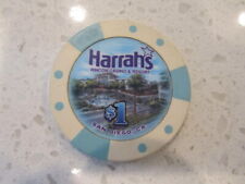 $1 Harrah's Casino Chip Rincon San Diego CA + FREE Mystery Las Vegas Poker Chip picture