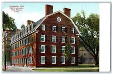c1905s Connecticut Hall Yale University New Haven Connecticut CT Trees Postcard picture