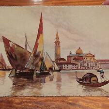 Vintage Postcard Island of San Giorgio Maggiore Venice Grand Canal Italy picture