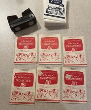1950s Tru-Vue Land Of Enchantment 27 Cards + Around World Stereo Bakelite Viewer picture