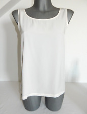 Top T36 Home Tank Top 1.2.3 Fluid White Summer Sleeveless 830a picture