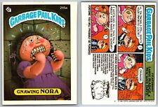 1986 Topps Garbage Pail Kids GPK Original Series 6 OS6 Gnawing NORA 215a Card picture