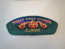 BSA  Boy Scout Three Fires Illinois Council CSP Green Border picture