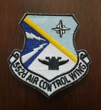 Vintage 552d Air Control Wing hook and loop patch AWACS CRC E-3 Sentry picture