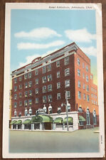 Hotel Ashtabula Ashtabula Ohio C.T. American Art Linen Postcard Postmarked 1949 picture