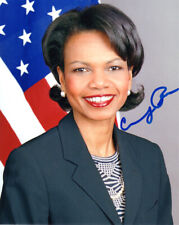 CONDOLEEZZA RICE SIGNED AUTOGRAPHED 8x10 PHOTO SECRETARY OF STATE BECKETT BAS picture