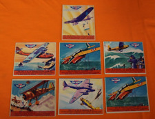 1941 Goudey Sky Birds Lot Of 7 Airplane Cards picture