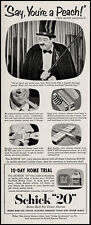 1953 Jackie Gleason tv show photo Schick 20 electric shaver retro print ad LA18 picture