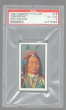 1927  GODFREY PHILLIPS  RED INDIANS   #18  CANONCHET  PSA 6 EX/MT  NICE VINTAGE picture