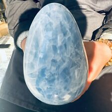 4.73LB LB Natural Blue Crystal Egg Polishing and Healing 2150g picture