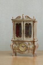 Vintage Ballerina Music Jewelry Box French style W/ Clock picture