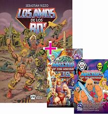 MOTU Masters of the Universe Top Toys Book Amos de los 80 Argentina + 2 Card G. picture